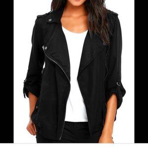 Women’s Black Moto Jacket S